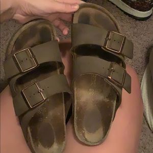taupe colored Birkenstock’s